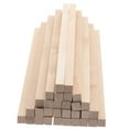 thumbnail image 4 of WHAMVOX 30 Pcs Crafts Rod Hardwood Square Sticks Unfinished Dowel Rods 1X1X30CM, 4 of 8