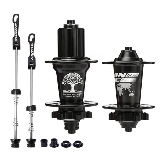 MTB Bike Hub Mountain Bike Front & Rear Hub Set 36 Holes 6 Bearings with Quick Release