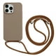 thumbnail image 5 of Funda de teléfono de silicona con correa cruzada y cordón para iPhone 16, 15, 14, 13, 12 Mini, 11 Pro Max Plus, carcasa trasera de TPU suave de color caramelo, 5 of 5