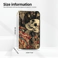 thumbnail image 2 of Gothic Eastern Floral Skull Wallet Women, Leather Bifold Multi Card Wallet, Women's Wallets, Long Purse, 2 of 7