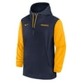 thumbnail image 2 of Men's Nike Navy West Virginia Mountaineers 2024 Sideline Pregame Player Half-Zip Hoodie, 2 of 3