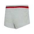 thumbnail image 5 of Women's Concepts Sport Gray/Scarlet Nebraska Huskers Whitley Long Sleeve Hoodie Top & Shorts Set, 5 of 5