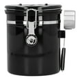 thumbnail image 1 of Airtight Container, Coffee Beans Jar Practical  For Home Kitchen Black, 1 of 8