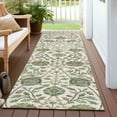 thumbnail image 6 of Addison Rugs Chantille Indoor/Outdoor Transitional Floral Ivory Washable Runner Rug, 2'3" x 7'6", 6 of 6