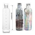 thumbnail image 3 of Water Bottle,500ML Borosilicate Glass Water Bottles With Caps: Clear Heat Slim Easy To Store, 3 of 5