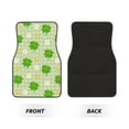 thumbnail image 2 of Yiaed St Patrick's Day11 Print Carpet Floor Mats for Cars, Auto Accessories Front & Rear Car Floor Mats Car Floor Foot Mat Sets of 4 Pieces, 2 of 7
