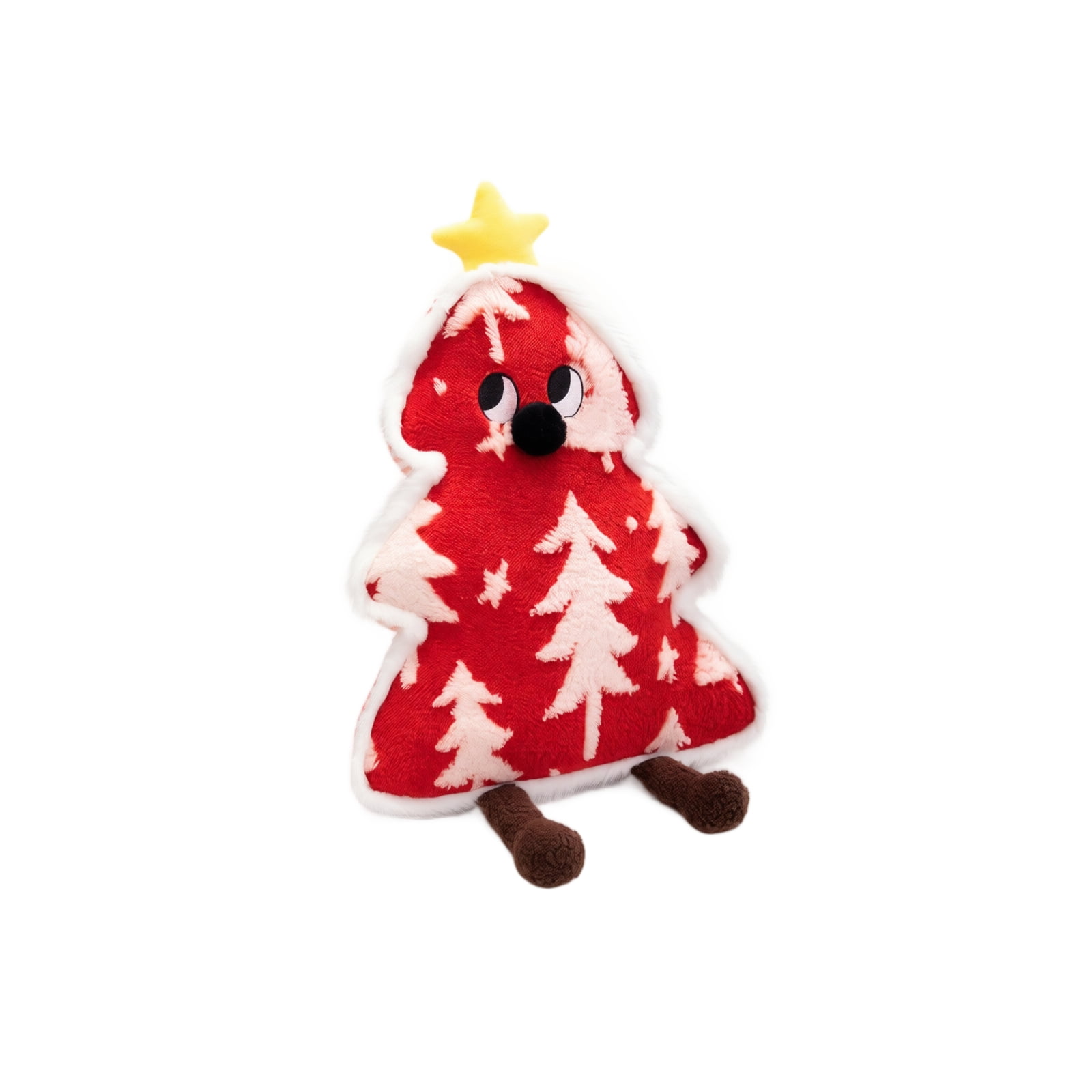 Interactive Dog Toys Plush Christmas Tree Stuffed Animal for Pets Christmas Holiday Home Decor Gift