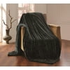 All American Collection New Solid Plush Throw Blanket with Sherpa/Borrego Backing Queen/King Size