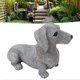 thumbnail image 5 of Dog Garden Statues DIY Lifelike Prevent Cracking Resin Dog Statues Home Decor for Courtyard Lawn Dachshund, 5 of 5