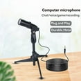 thumbnail image 4 of Condenser Microphone Desktop Recording Microphone for PC Laptop Streaming Video Games Podcasts Vocals, 4 of 8