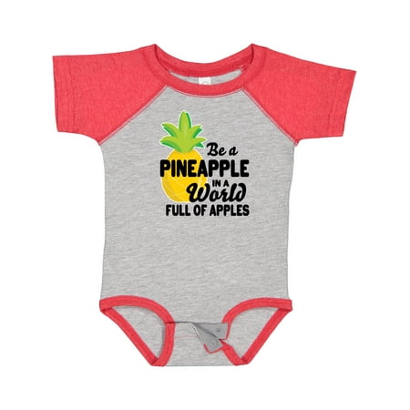 

Inktastic Be a Pineapple in a World Full of Apples Gift Baby Boy or Baby Girl Bodysuit