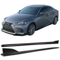 thumbnail image 2 of Ikon Motorsports Compatible with 14-20 Lexus IS F Sport Type A Side Skirts Rockel Panel Matte Black, 2 of 7