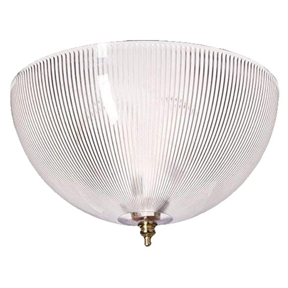 Ciata Lighting Abat-Jour de Plafond 4-3/4 Pouces pour Ampoule en Forme de A, Abat-Jour à Clipser pour Ampoule de Plafond, Abat-Jour en Forme de Dôme de 7-3/4 Pouces de Diamètre pour Éclairage Intérieur, Finition Prismatique