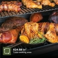 thumbnail image 5 of Oakford 875 Pro Pellet Gril with 824 SQ In Cooking Area, Cast Iron Grates, I-Site View Indicator, Heavy Duty Pellet Smoker Grill with Bluetooth Connectivity - 910-0512, 5 of 12