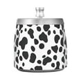 thumbnail image 7 of Yayeee Ashtray with Lid for Cigarette Smokeless Stainless Steel Home Ash Holder, Cow Spots, 7 of 7