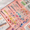 thumbnail image 4 of 10 Pcs Pressed Flower Bookmarks, Dried Flower Resin Bookmarks, Pressed Floral Reading Page Markers, 4 of 5