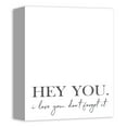 thumbnail image 2 of Creative Products I love you, Don't forget it 8x10 Canvas Wall Art, 2 of 5