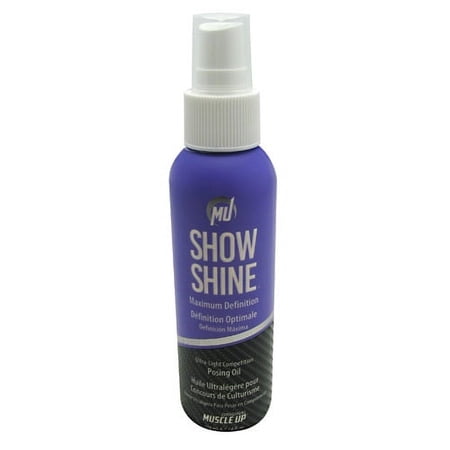 Pro Tan, Show Shine, Maximum Definition Ultra-Light Posing Oil, Stage Oil, Fitness Event, Modeling, Photoshoot, 4 oz.