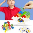 thumbnail image 3 of 48pcs Tetra Tower Balance Game, Swing Stack High Child Balance Toy, Diy Assembling Versatile Toy Gift For Kids, 3 of 5