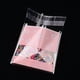 thumbnail image 2 of Bolsa rectangular de polipropileno (OPP) con diseño de corazón, autosellable, para regalo, joyería, bodas, fiestas (rosa perla)., 2 of 3