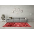 thumbnail image 3 of Ahgly Company Indoor Rectangle Medallion Red Traditional Area Rugs, 7' x 9', 3 of 4