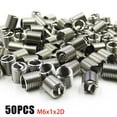 thumbnail image 4 of 50PCS Wire Thread Insert Screw Bushing M6*1*2D Thread Repair Stainless Steel, 4 of 9