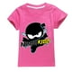 thumbnail image 1 of Verano niños niñas 100% algodón camiseta niño ropa niños Nuinja KIDZ camisetas de manga corta sombrero disfraz niños camiseta dibujos animados Tops zhangmenya LED, 1 of 2
