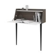 thumbnail image 3 of Bestar Skat 36W Secretary Desk in white & bark grey, 3 of 8