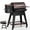 Brown, variant on KingChii Wood Pellet Grill & Smoker with Detachable Body and Legs, 485 Sq. In. Cooking Area, Portable BBQ Grill for Outdoor Patio, Easy to Move & Compact Storage, Up to 425°F, Brown