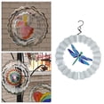 thumbnail image 4 of DOLITY 3D Metal Spiral Rotating ing Wind Garden Porch Large Wind Chimes F, 4 of 9