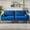 Blue, variant on 68" Loveseat Sofa, Mid Century Modern Couches for Living Room, 2 Seater Couches with 2 Pillows for Bedroom Furniture, Apartment,White