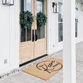 thumbnail image 4 of Personalized Bold 3 Hearts Doormat, 4 of 4