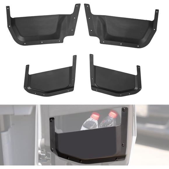 A & UTV PRO Front and Rear Door Pockets Storage compatible with 21-23 Yamaha Wolverine RMAX 4 1000