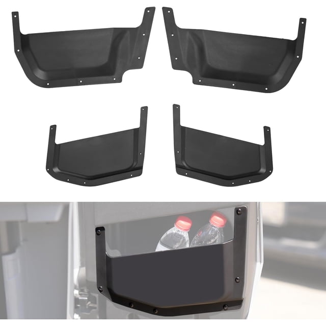A & UTV PRO Front and Rear Door Pockets Storage compatible with 21-23 Yamaha Wolverine RMAX 4 1000