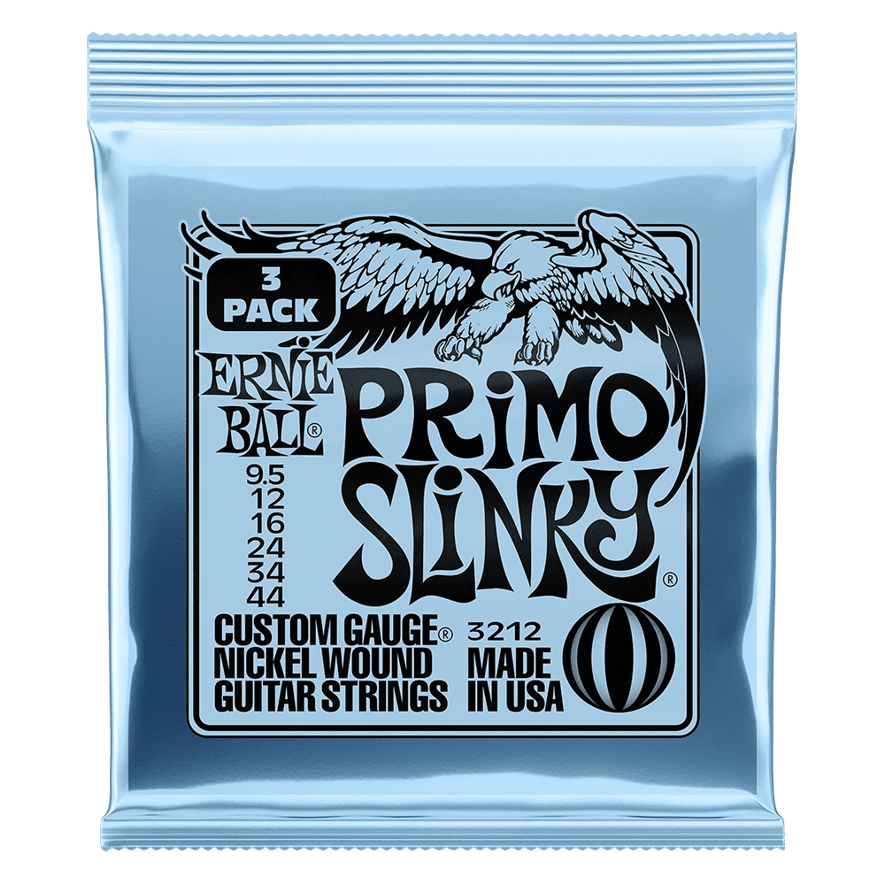 Ernie Ball Not Even Slinky 12-56 Gauge Nickel Wound Electric Guitar Strings, 3 Pack