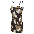 thumbnail image 5 of Ladies Elegant Sling Sleeveless Sexy Dress Animal prints, 5 of 6