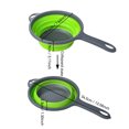 thumbnail image 3 of Colador de silicona plegable - resistente al calor, ahorra espacio - para pasta/verduras, escurrido rápido, apto para lavavajillas, 3 of 4