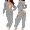 thumbnail image 1 of Grenouillère Pyjama Longue Chaude Brossée Justaucorps, 1 of 3