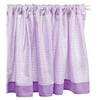 Sleeping Partners Seed Sprout Gingham Valance, In Lavender