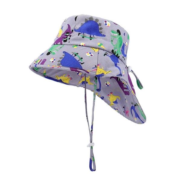hoksml Baby Hats Clearance! Toddler Baby Summer Sun Protection Fashion Print Outdoor Sun-hat Cute Sunscreen Hat Cap Toddler Hat