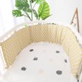 thumbnail image 4 of Cama de Cuna de Guardería para Bebé, Parachoques Grueso, Cuna Pieza Alrededor Del Cojín, Almohadas Protectoras para Cuna, Decoración de La Amarillo Yotijar Cojín de parachoques de cabecera, 4 of 8