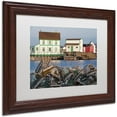 thumbnail image 2 of Trademark Fine Art "Lobster Traps" Canvas Art by Michael Blanchette Photography White Matte, Wood Frame, 2 of 4