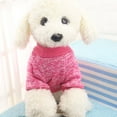 thumbnail image 4 of Sijiali Winter Warm Woolen Yarn Dog Sweater Pullover Cat Jacket Coat Pet Clothes Supply, 4 of 10