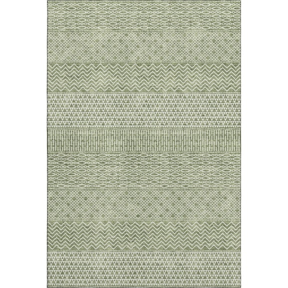 Dalyn Rugs Premium Machine Washable Mayfield AMF939 Green 8' x 10' Rug
