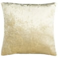 thumbnail image 4 of SAFAVIEH Braidy 18" x 18" Distressed Solid Plush Pillow, Cream, 4 of 4
