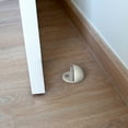 thumbnail image 4 of Dome Door Stop Wall Protectors with Rubber Stopper – White Floor Mounted Door Stoppers 5-Pack – Design House, 188334, 4 of 13