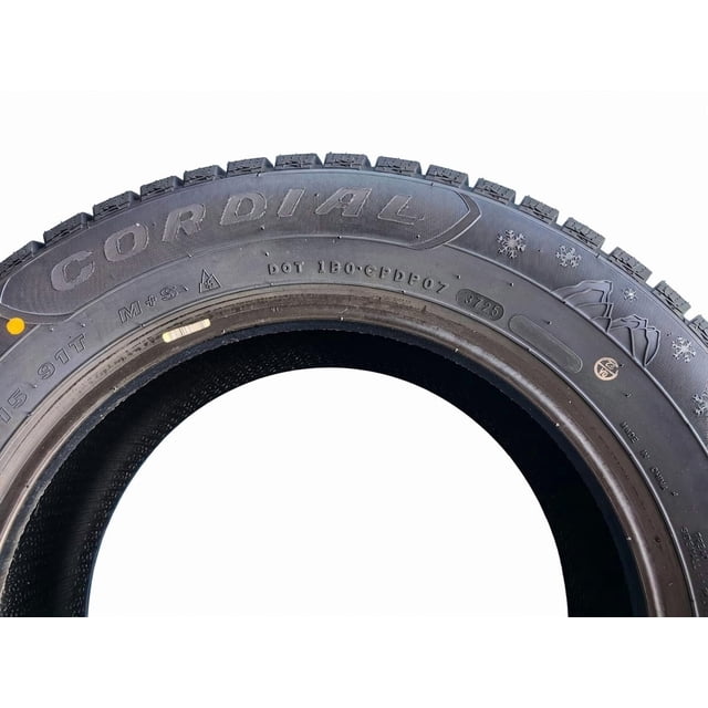 Superior Ice and Snow Control Studless Winter Tires (2-Pack), 195/65R15 91T Size, High-Quality Radial Construction with Enhanced Grip and Quiet Ride, Load Range SL for Passenger Cars Sedans Crossovers