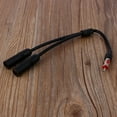 thumbnail image 3 of CAR AUTO RADIO ANTENNA STEREO 2FEMALE 1MALE SPLITTER EXTENSION CABLE WIRE BLACK 30.5CM FOR CAR RADIO ANTENNA UPGRADE, 3 of 7