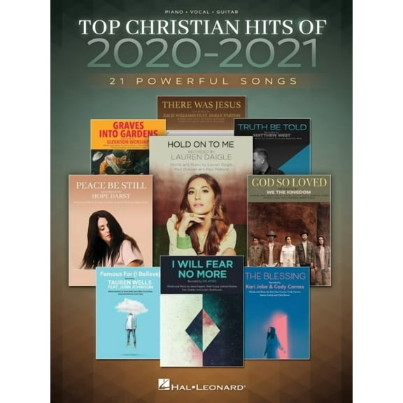 Top Christian Hits of 2020-2021: 21 Powerful Songs Arranged for Piano/Vocal/Guitar, (Paperback)