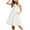 White, variant on THDHVS Little Girls Dresses,Flowy Button Down Sleeveless Dress with Tiered Hem and Pockets for Girls Summer Casual Style,Kids Dress Red